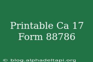 5 Ways To Get A Printable Ca 17 Form